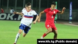 Російська футбольна збірна грає товариський матч у Киргизстані, вересень 2022 року