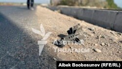 Айылдын ортосундагы жардыргыч зат. Максат айылы, Лейлек. 18-сентябрь, 2022-жыл.