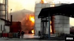 The fire apparently occurred at one of around 20 active wells in the Shadegan oil field, whose estimated production capacity is about 70,000 barrels per day.