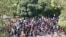 Tehran University students protest against the killing of Mahsa Amini on September 19.