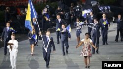 Bh. olimpijski tim na otvaranju Igara u Londonu, juli 2012.