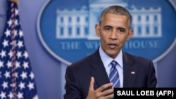 Барак Обама на прес-конференції в Білому домі, 16 грудня 2016 року