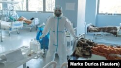 Egy szerbiai kórház intenzív osztálya