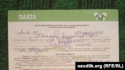 Договор контрактации на выращивание хлопка.