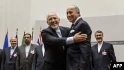 وزرای خارجه فرانسه و ایران