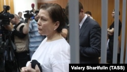 Наталія Шаріна у суді Москви після оголошення вироку, 5 червня 2017 року