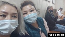 Махбурат менен Чолпон полиция бөлүмүндө