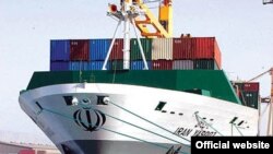 یک کشتی متعلق به شرکت کشتیرانی جمهوری اسلامی