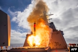 На фото, поширеному МО Австралії у грудні 2024 року, видно запуск «Томагавка» з корабля «HMAS Brisbane» неподалік узбережжя США