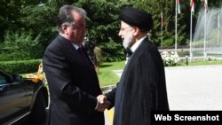 Эмомали Рахмон и Ибрагим Раиси 
