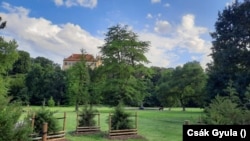 A Stromovka park egy része