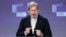 Johannes Hahn, az EU költségvetési biztosa egy korábbi sajtótájékoztatón