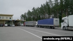 Фуры на мяжы Беларусі і Літвы. Архіўнае фота