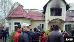 Дом семьи Бакиевых в Бишкеке. 8 апреля 2010 года.