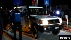 Газада барымтадагыларды бошотуу учурунда тартылган сүрөт.