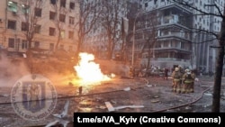 Наслідки останньої російської атаки у Києві, 20 грудня 2024 року 