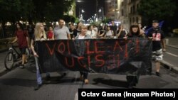 Protest la București față de incompetența autorităților în cazul Caracal.