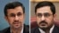 Tehran's former chief prosecutor, Said Mortazavi (right), seems to be in trouble because of his close association with Iranian President Mahmud Ahmadinejad (left).