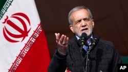 Președintele iranian Masoud Pezeshkian.