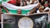 Protesters rally against Bulgaria's plan to joining the eurozone in Sofia on May 31.