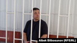 Мелис Аспеков в зале суда. Май 2021 года. 