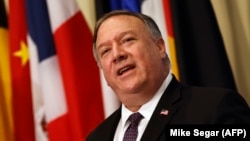 АКШнын мамлекеттик катчысы Майк Помпео. 