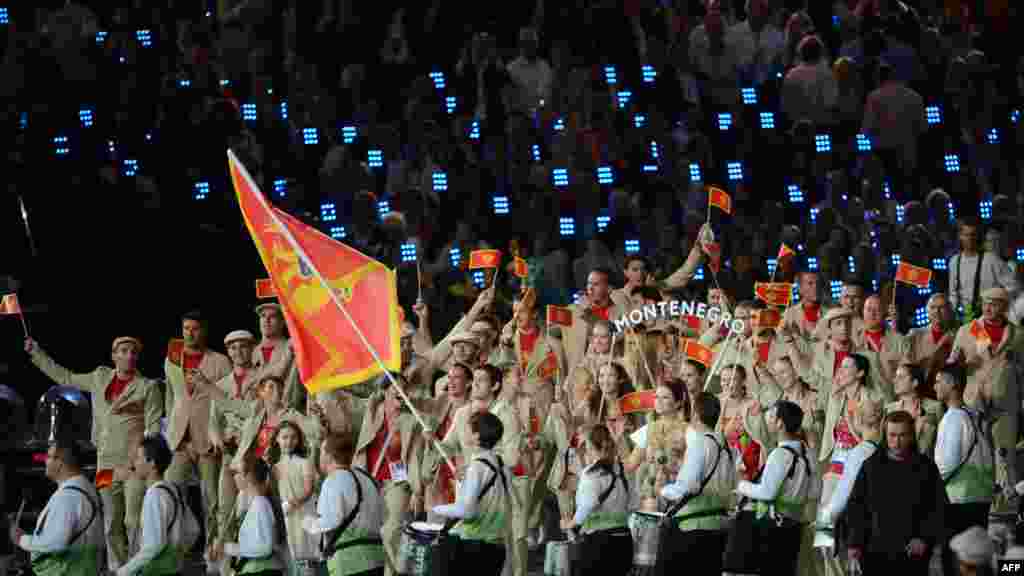 Crna Gora - zastavu nosio Srđan Mrvaljević