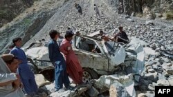 Пакистандагы автобус кулаган жер. 8-июнь, 2022-жыл. Белужистан.