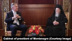 Predsjednik Crne Gore Milo Đukanović i Patrijarh Vartolomej , 8. jun 2022, Istambul, Turska 