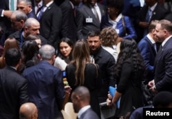 Президент України Володимир Зеленський бере участь у 80-й Генасамблеї ООН у Нью-Йорку, США, 23 вересня 2025 року