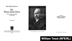 Adam Müller-Guttenbrunn, Fotografie din jurnal, 1927 (montaj)