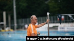 Turi György úszóedző 2021. április 9-én