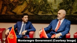 Premijer Crne Gore Dritan Abazović i premijer Albanije Edi Rama, 8. juna 2022.