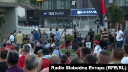 Incident kod trga Skenderberg, 6. jul, 2022.