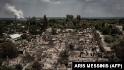 Dubă bombardamentele rusești asupra orașului Privillia, din regiunea Donbas, 14 iunie 2022