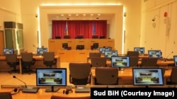 Jedna od sudnica Suda Bosne i Hercegovine u Sarajevu. (Ilustracija, 17. juni 2022.)