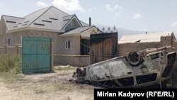 Последствия стрельбы в Нарынской области. 8 июля 2022 года.