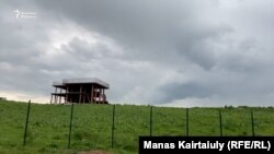 Кайрат Сатыбалдынын Үч-Коӊурагы резиденциясынын жанындагы курулуш