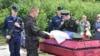 Похороны погибшего в Украине российского военнослужащего