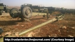 Сирия - российская гаубица, предположительно поврежденная в бою