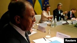 Учасники чотиристоронньої зустрічі за круглим столом, Женева, 17 квітня 2014 року