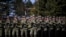KOSOVO -- Members of the Kosovo Security Force (KSF) march during a ceremony in Pristinaa, March 5, 2020