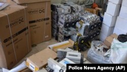 In recent years, Iranian authorities have regularly announced the discovery of illegal cryptocurrency mining devices in different parts of the country. (file photo)