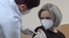 Montenegro - Vaccination with vaccine against coronavirus Covid-19, minister of health Jelena Borovinic got vaccine, Podgorica, 23Feb2021