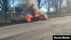 Наслідки атаки силами РФ Херсона за допомогою дронів (фото архівне)