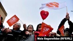 "რუსთავი 2"-ის საპროტესტო აქცია