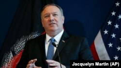 Майк Помпео під час одного з попередніх візитів до Афганістану, червень 2019 року