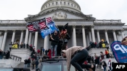 Кадър от размириците във Вашингтон на 6 януари