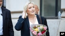 مارین لوپن رهبر حزب راست افراطی فرانسه