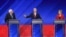 Demokratski predsjednički kandidati: senator iz Vermonta Bernie Sanders, bivši potpredsjednik Joe Biden i senatorica iz Massachusettsa, Elizabeth Warren